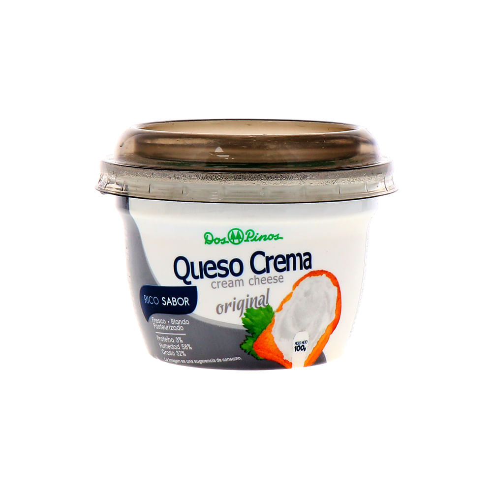 Queso Crema Dos Pinos Original 100 Gr