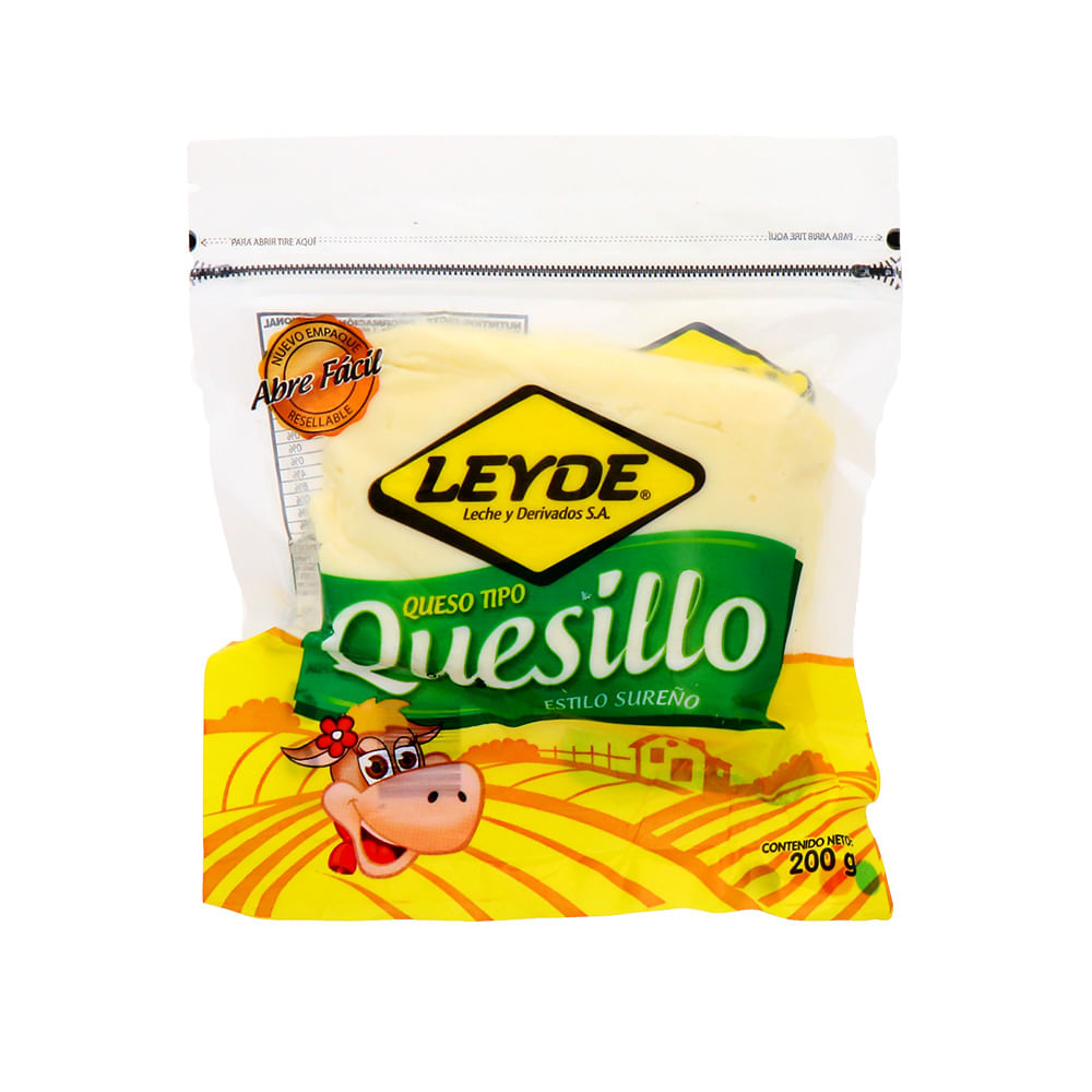 Queso Tipo Quesillo Leyde Estilo Sureño 200 Gr