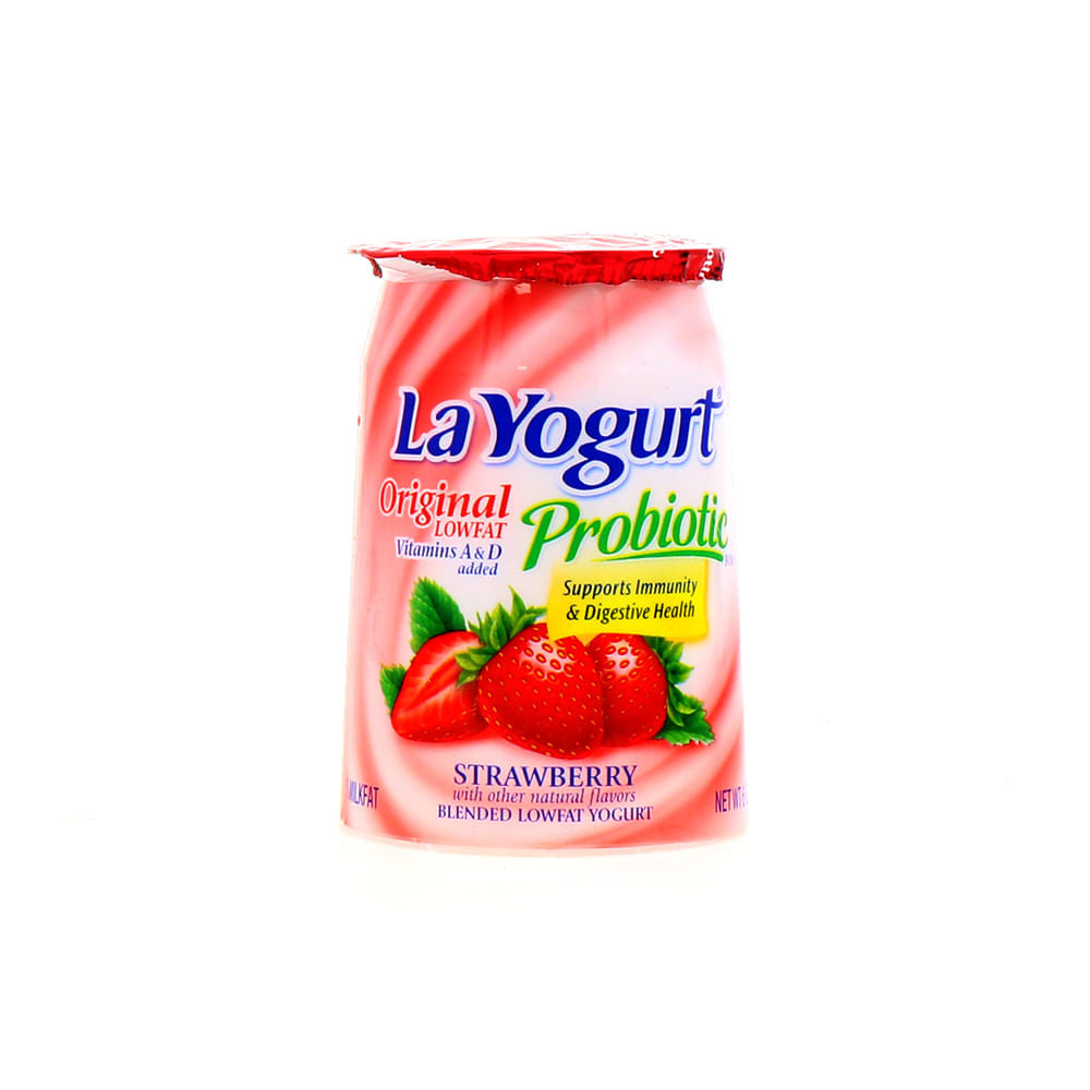 Yogurt Probiótico La Yogurt Original Sabor Fresa 6 Oz