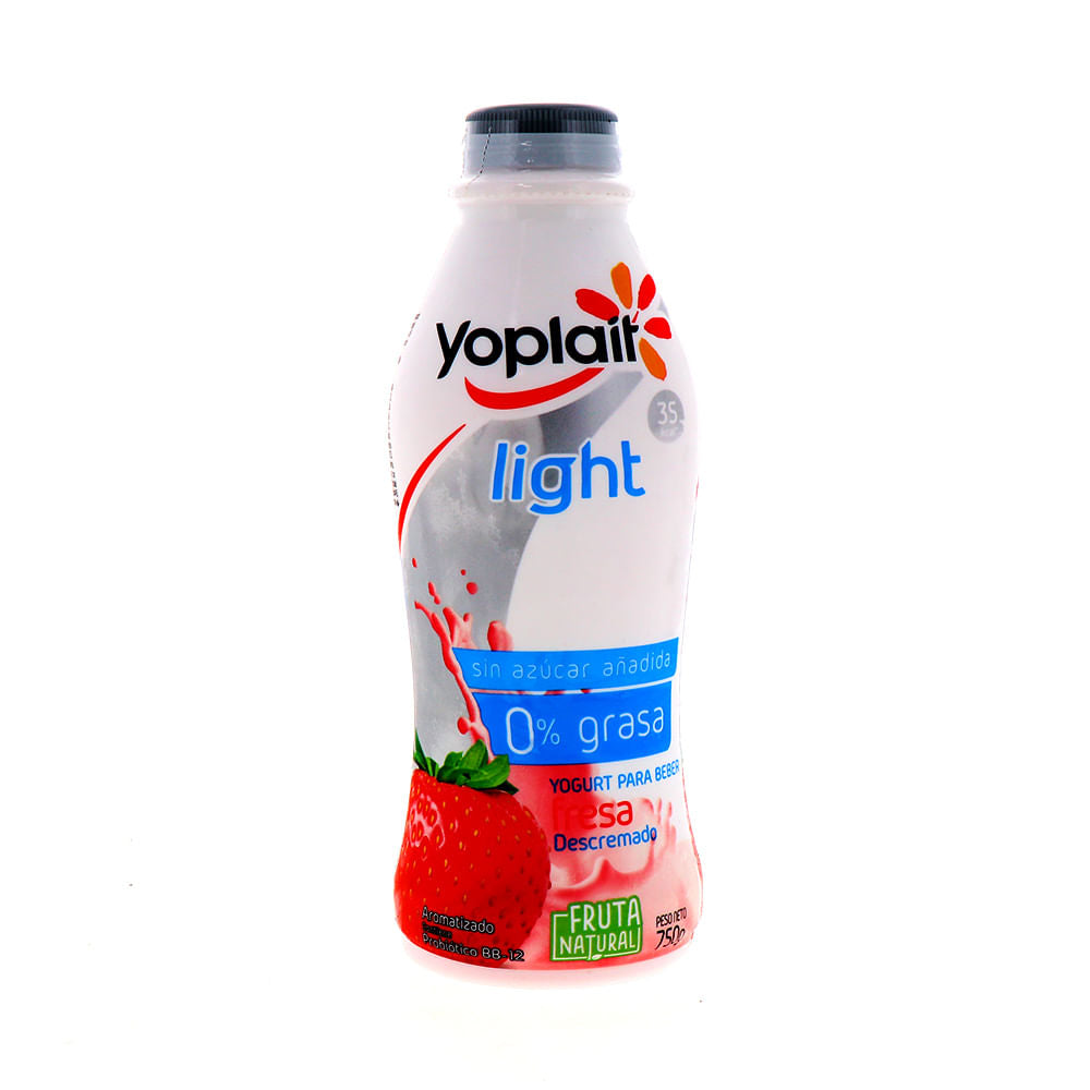 Yogurt Yoplait Light Sabor Fresa Descremado 750 Gr