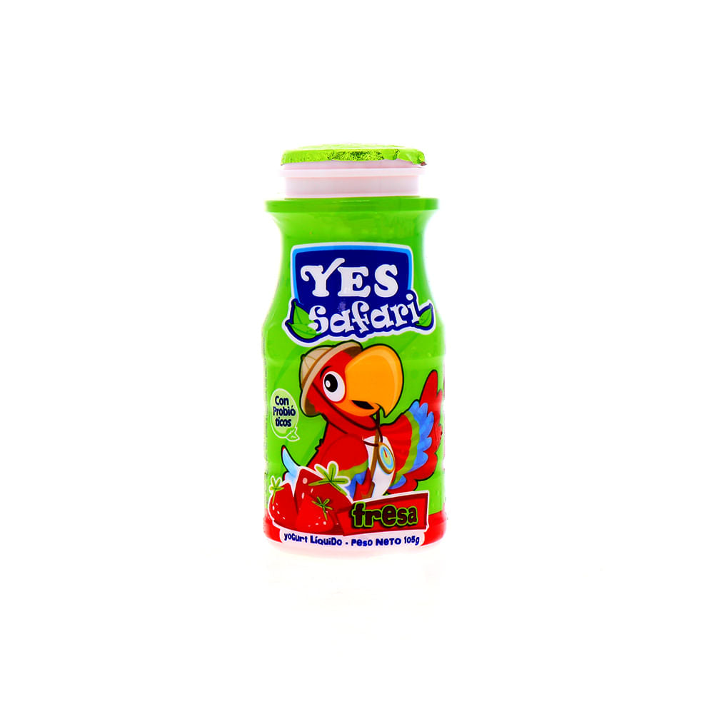 Yogurt Yes Safari Sabor Fresa 105 Gr