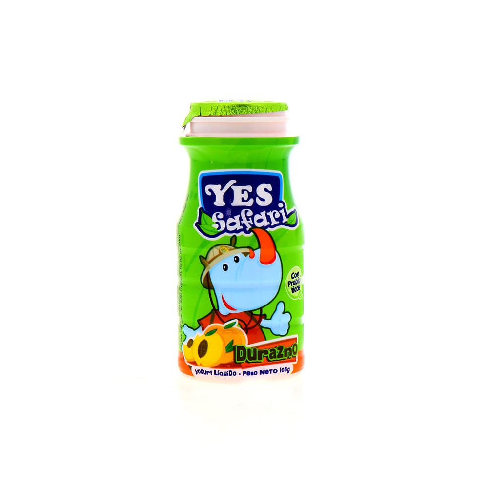Yogurt Yes Safari Sabor Durazno 105 Gr