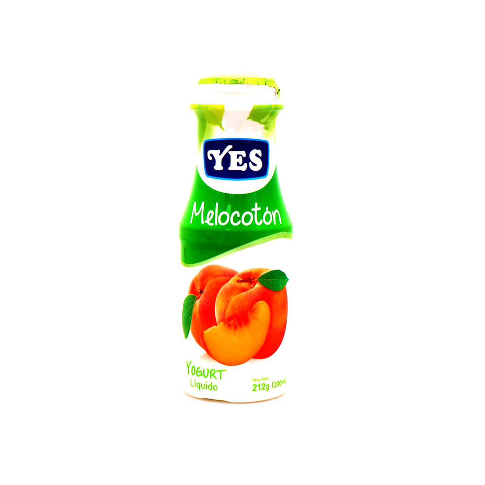 Yogurt Yes Sabor Melocotón 212 Gr