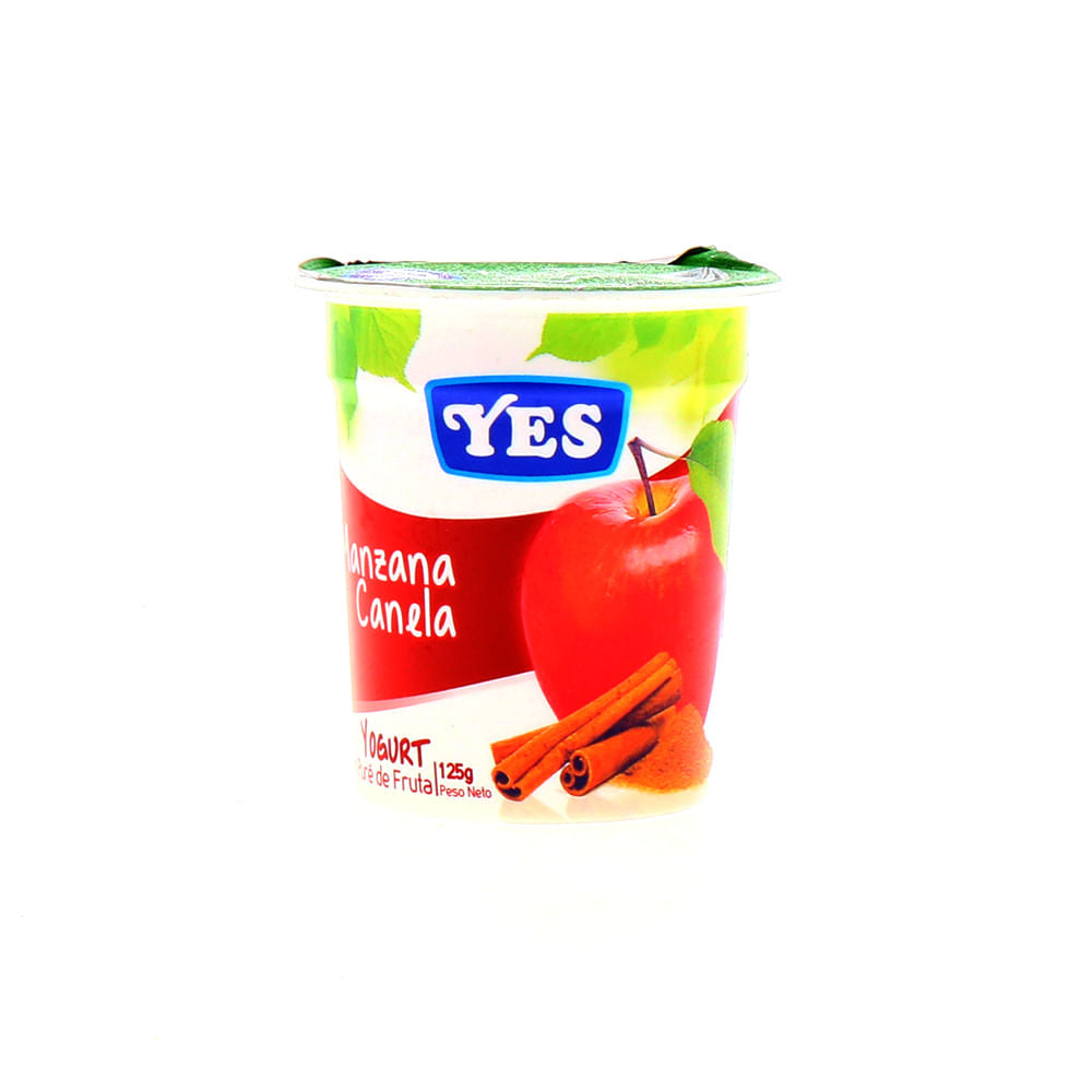 Yogurt Yes Sabor Manzana Y Canela 125 Gr