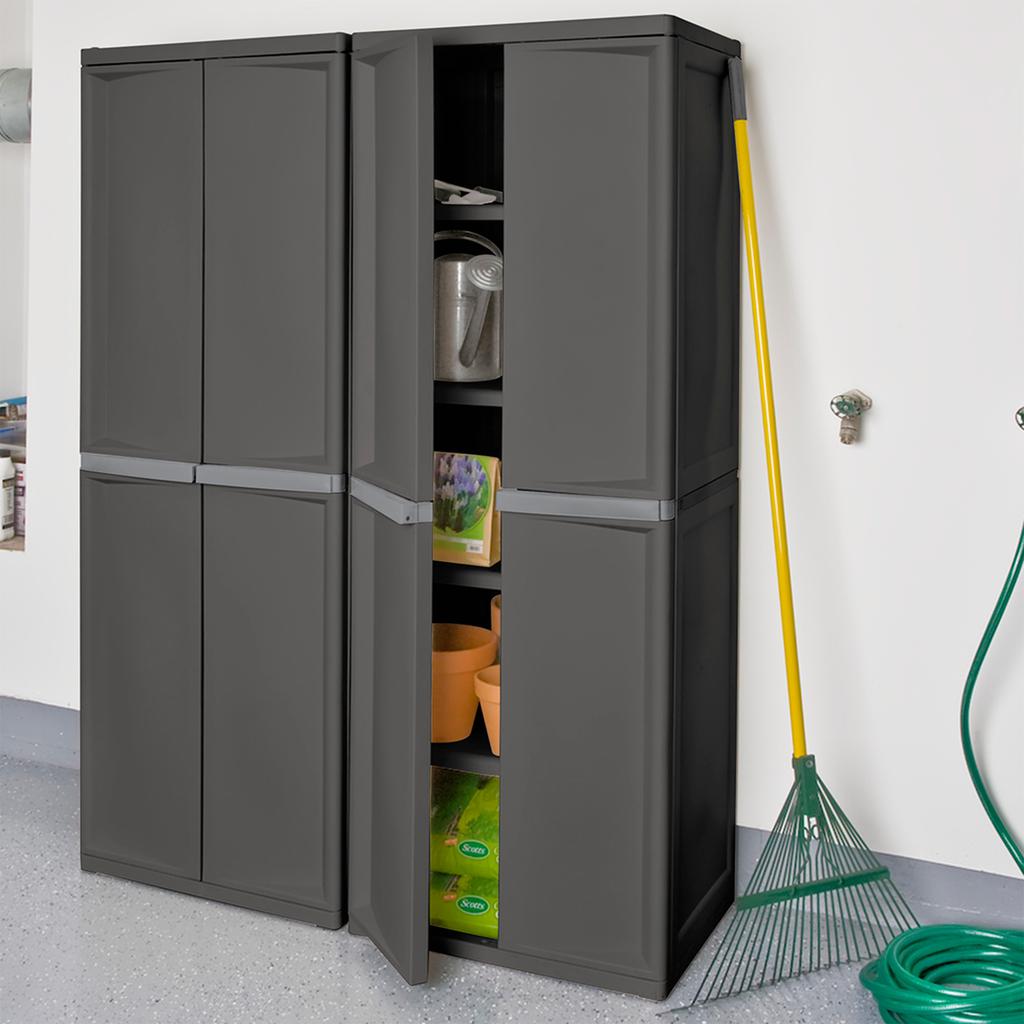 Sterilite Gabinete de Almacenamiento con 4 Niveles Ajustables