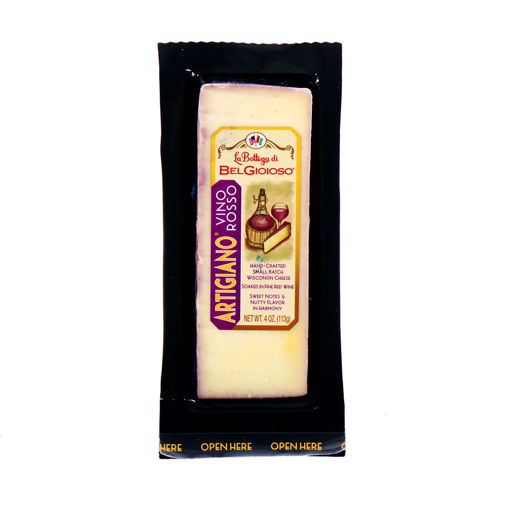 Queso La Bottega Belgioioso Vino Rosso 4 Oz