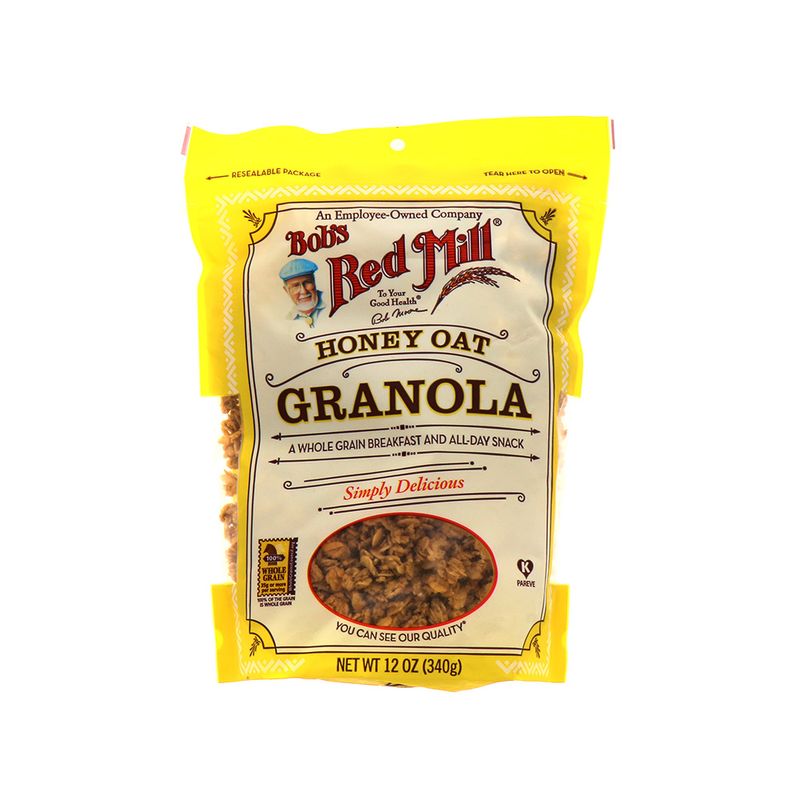 Granola Bobs Red Mill Honey Oat 12 Oz