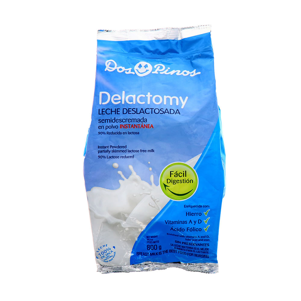 Leche En Polvo Dos Pinos Delactomy Semidescremada 800 Gr