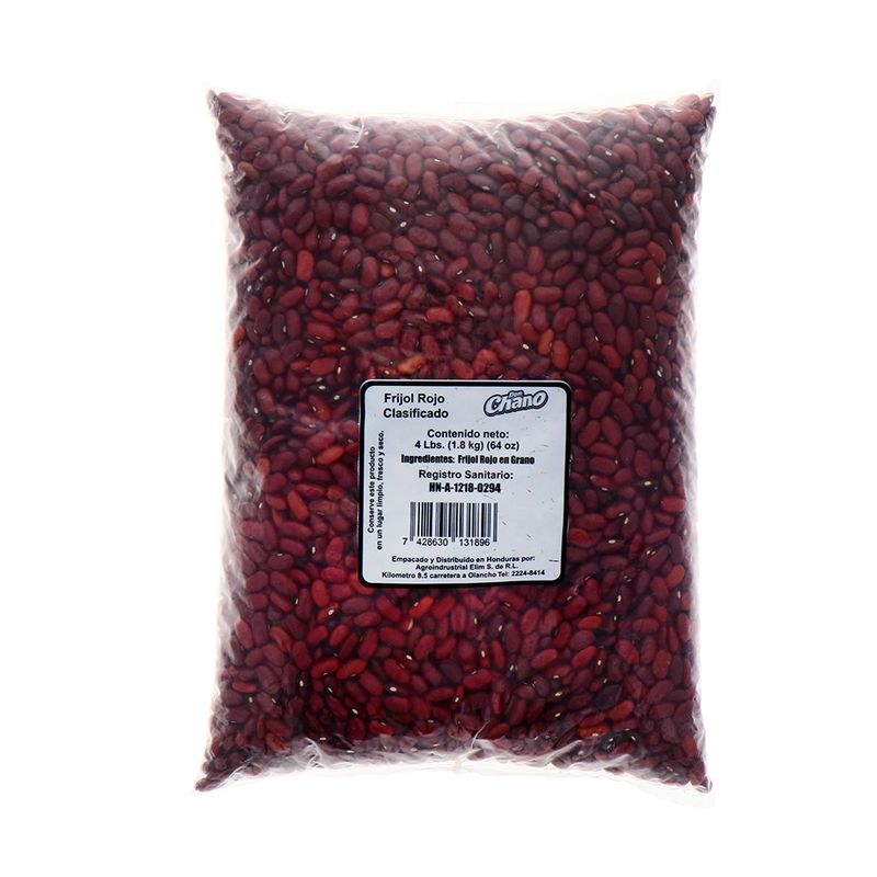 Frijol Rojo Don Chano Clasificado 4 Lb