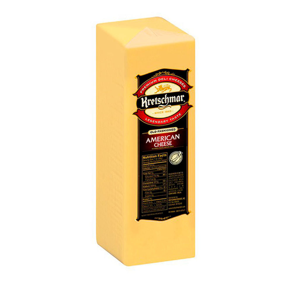 Queso Amarillo Kretschmar Americano X Lb