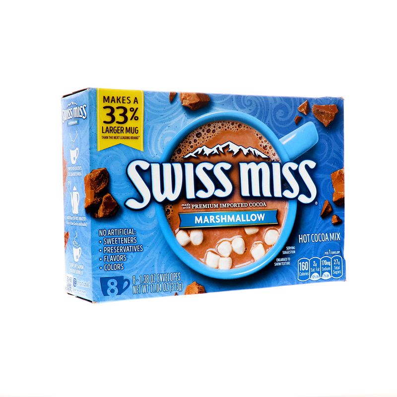 Mezcla De Cocoa Swiss Miss Marshmellow 313 Gr