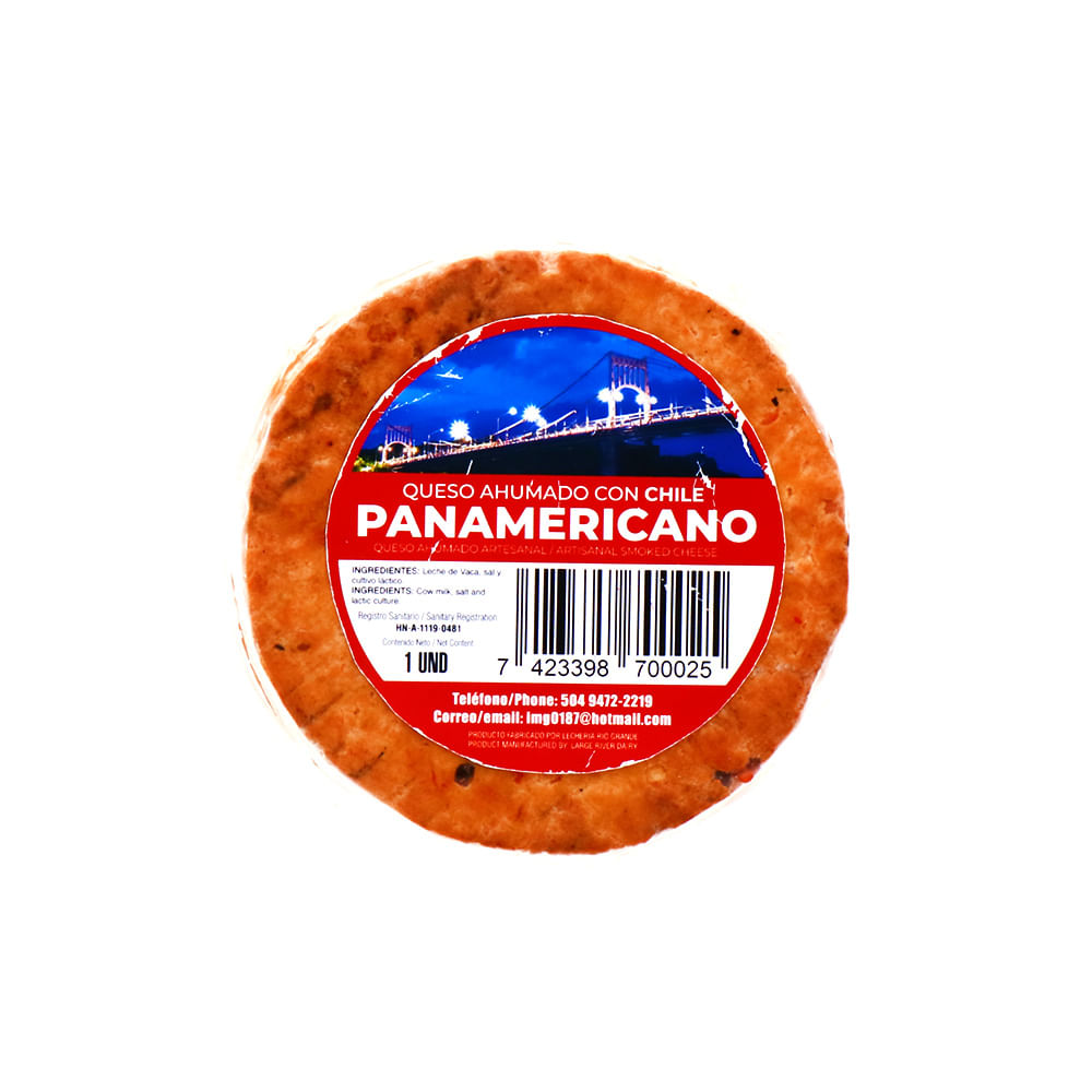 Queso Ahumado Panamericano Con Chile Un
