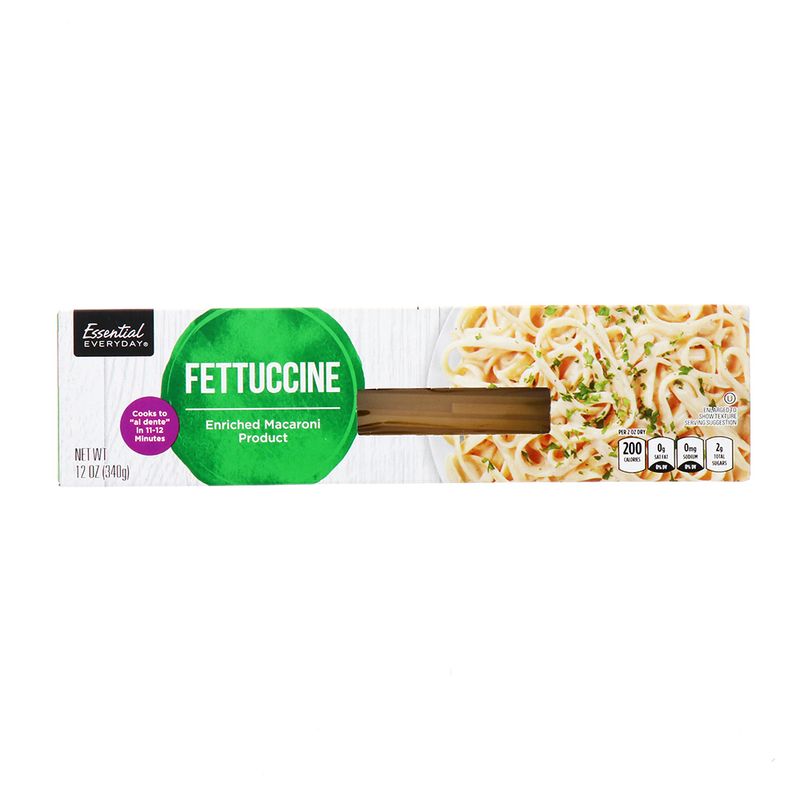 Pasta Fetuccini de 12 Oz Essential Everyday