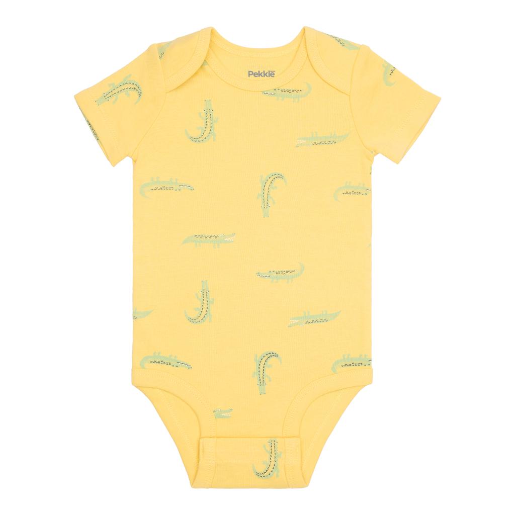 Pekkle Camisetas Body para Niño en Algodón 4 Unidades