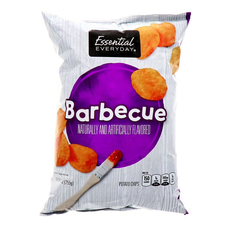 Chips De Papa Sabor Barbacoa 9Oz Essential Everyday