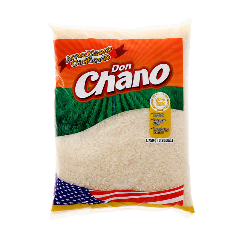 Arroz Blanco Don Chano Clasificado 3.86 Lb