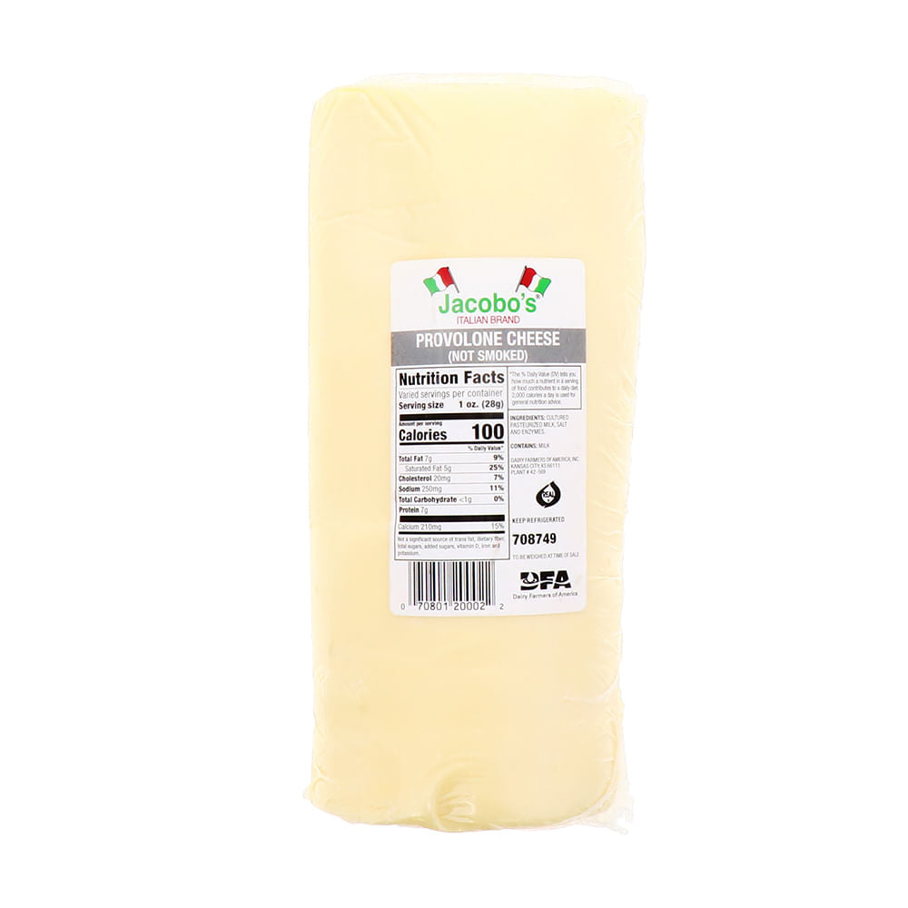 Queso Provolone Jacobo x 1/2 Lb