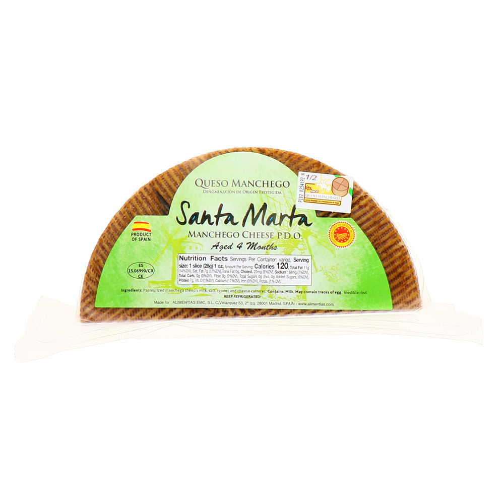 Queso Manchego Imtado x 1/2 Lb