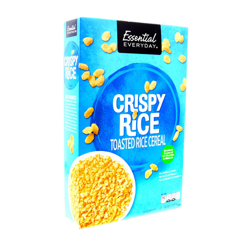 Cereal Crispy Rice 12 Oz Essential Everyday
