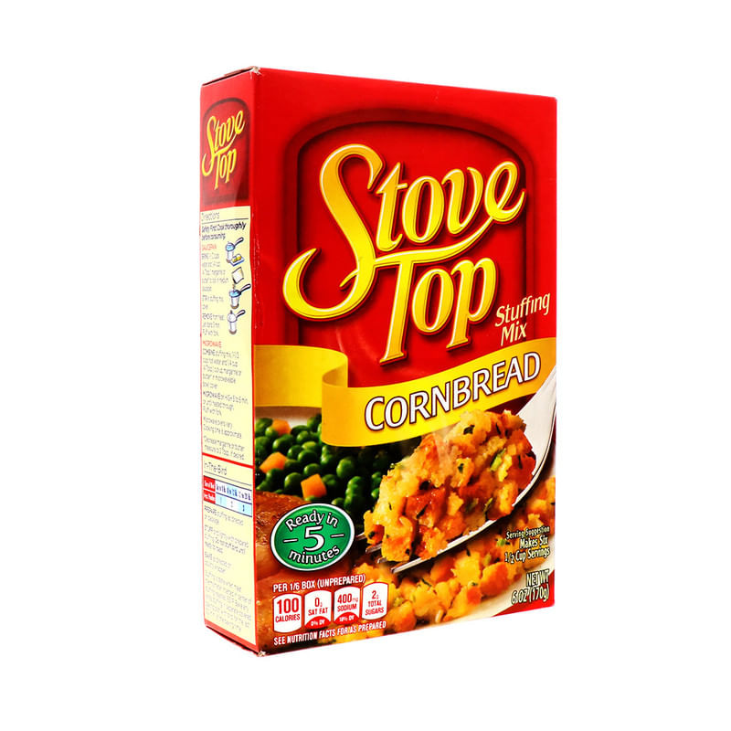 Mezcla De Relleno Stove Top Pan De Maíz 6 Oz