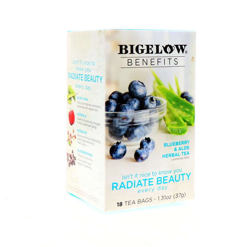 Te De Hierbas Bigelow Radiate Beauty Blueberry & Aloe 1.31Oz