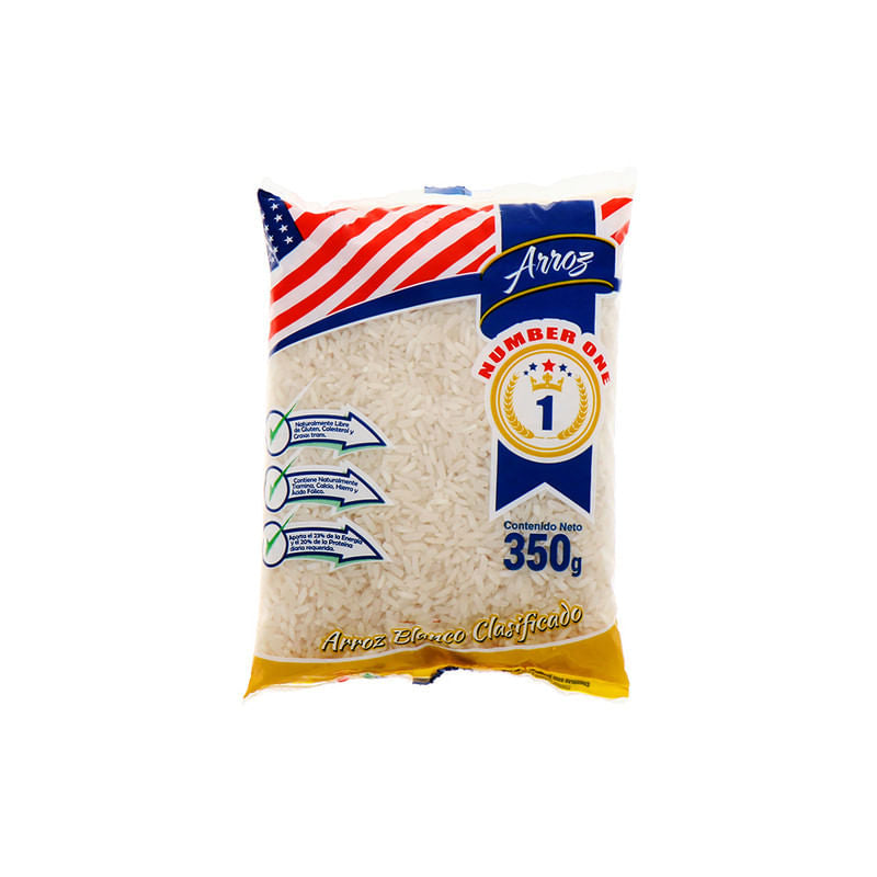 Arroz Blanco Clasificado Number One 350 Gr