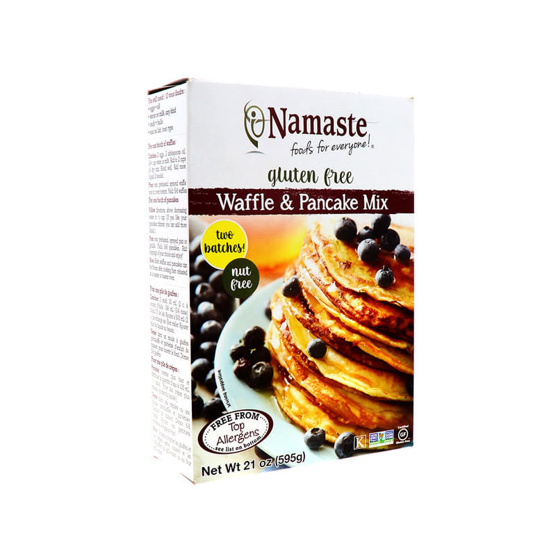 Mezcla Para Waffles Namaste Sin Azúcar Sin Gluten 21 Oz