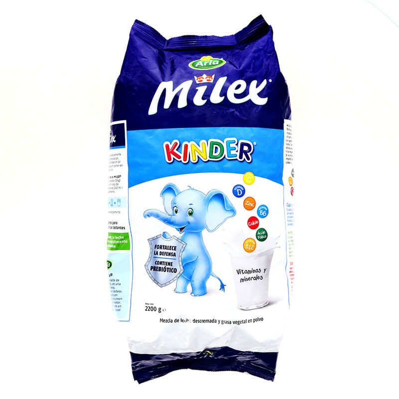 Leche En Polvo Arla Milex Kinder Descremada 2200 Gr