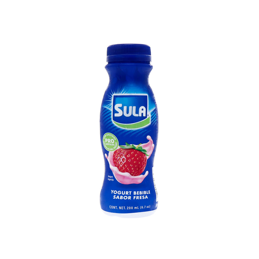 Yogurt Líquido Sula Fresa 200 Ml