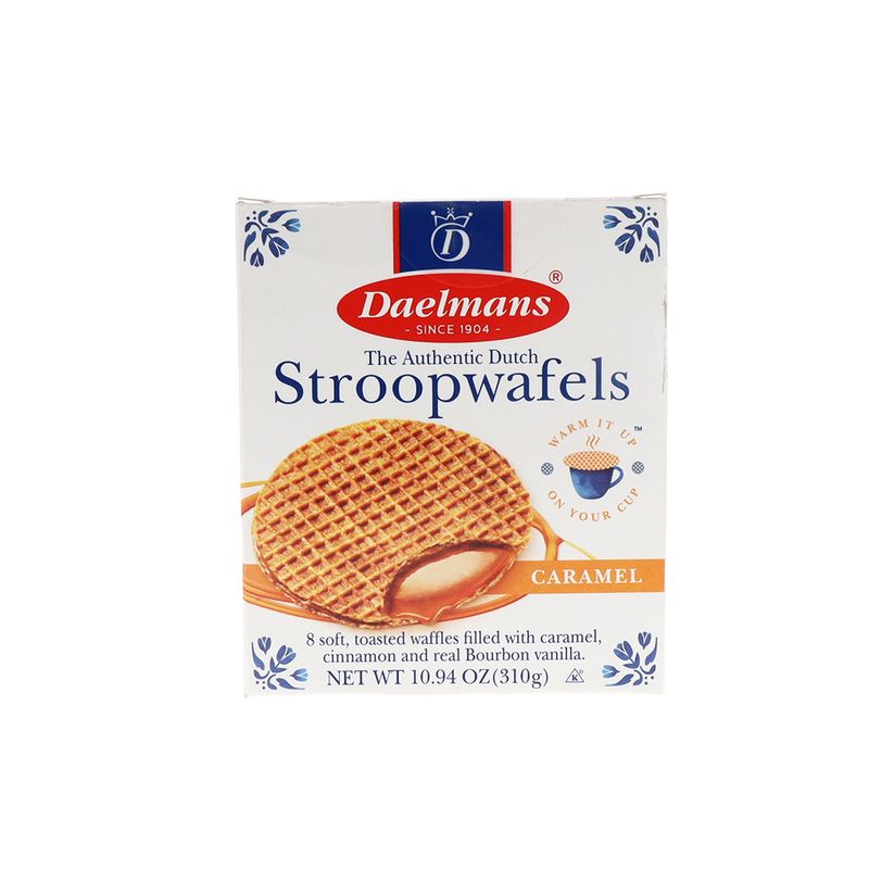 Obleas Daelmans Rellenas De Caramelo Jumbo 10.94 Oz
