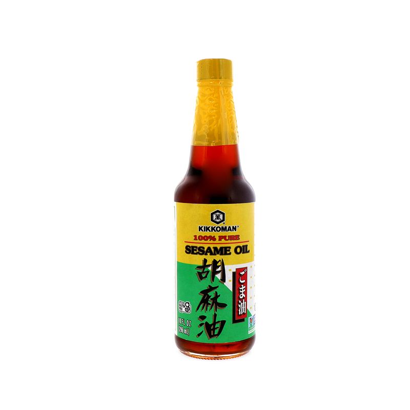 Aceite De Sesamo Kikkoman Puro Sin Gluten 10 Oz