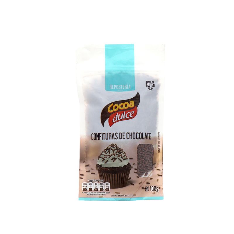 Confitura Cocoa Dulce De Chocolate Libre De Gluten 100 Gr