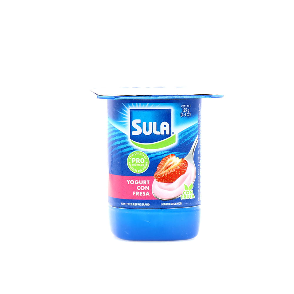 Yogurt Sula Con Fresa 125Gr