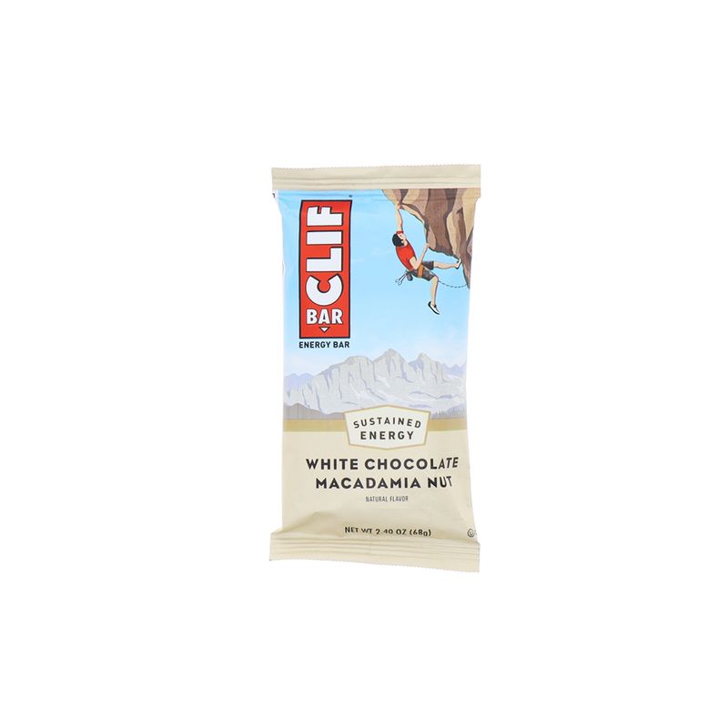Barra Energética Clif Chocolate Blanco/Nuez Macadamia 2.4 Oz