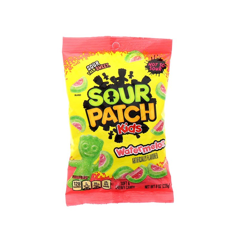 Dulces Sour Patch Sandía 8 Oz