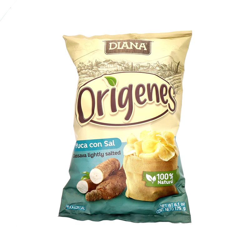 Yuca Con Sal Diana Orígenes 175 Gr