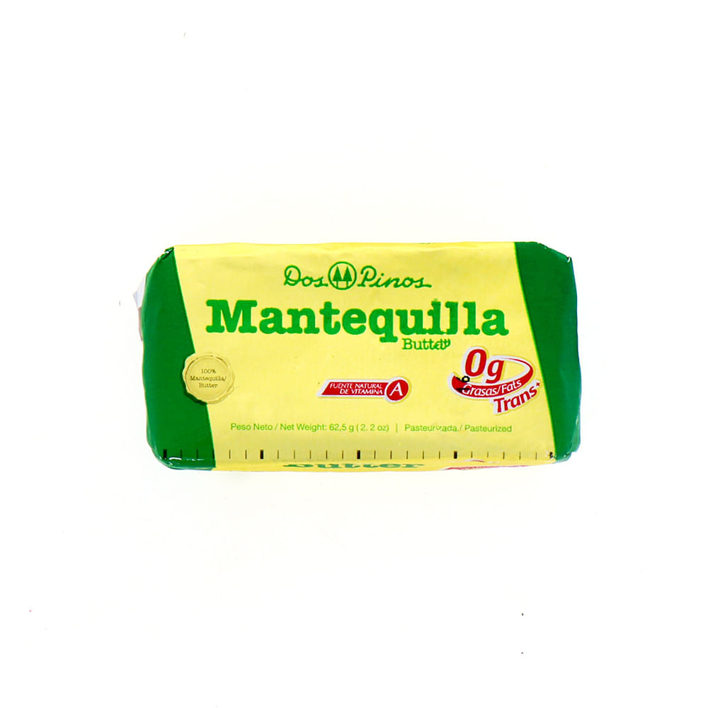 Mantequilla Amarilla Dos Pinos 62.5 Gr