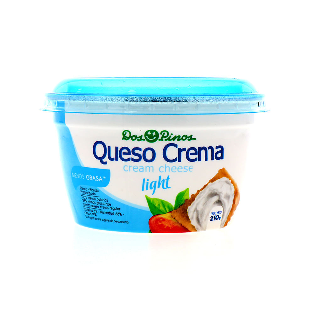 Queso Crema Dos Pinos Light 210 Gr