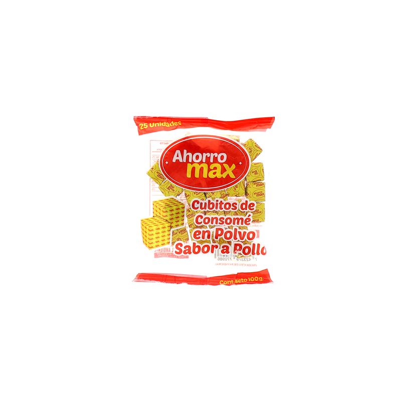 Cubitos De Pollo Ahorro Max 100 Gr
