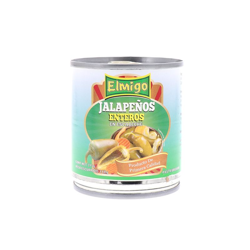 Jalapeños Elmigo Enteros 215 Gr
