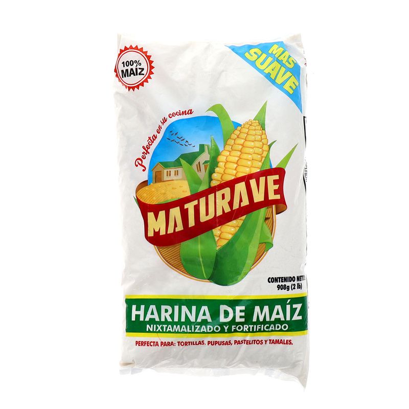 Harina De Maíz Maturave Nixtamalizada Fortificada 2Lb
