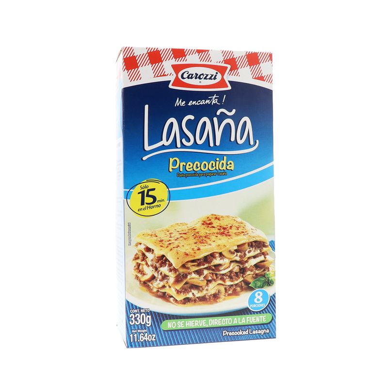 Lasaña Carozzi Precocida 330Gr