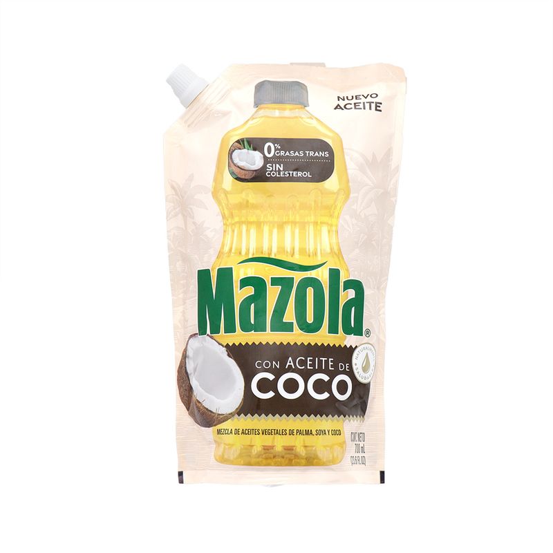 Aceite Mazola Vegetal Con Aceite De Coco 700Ml