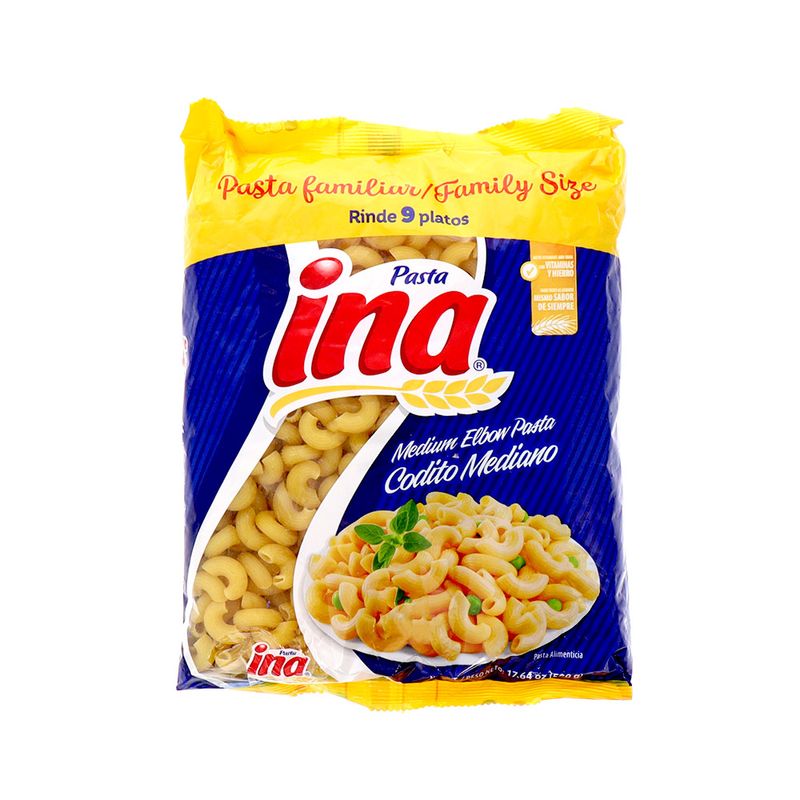 Codito Pasta Ina Mediano 500 Gr