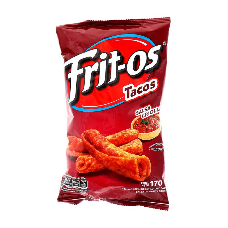 Fritura Tacos Fritos Sb Salsa Criolla 170 Gr