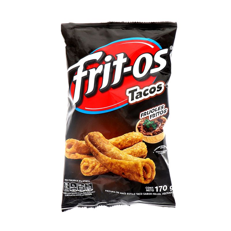 Fritura Tacos Fritos Sb Frijol Frito 170 Gr