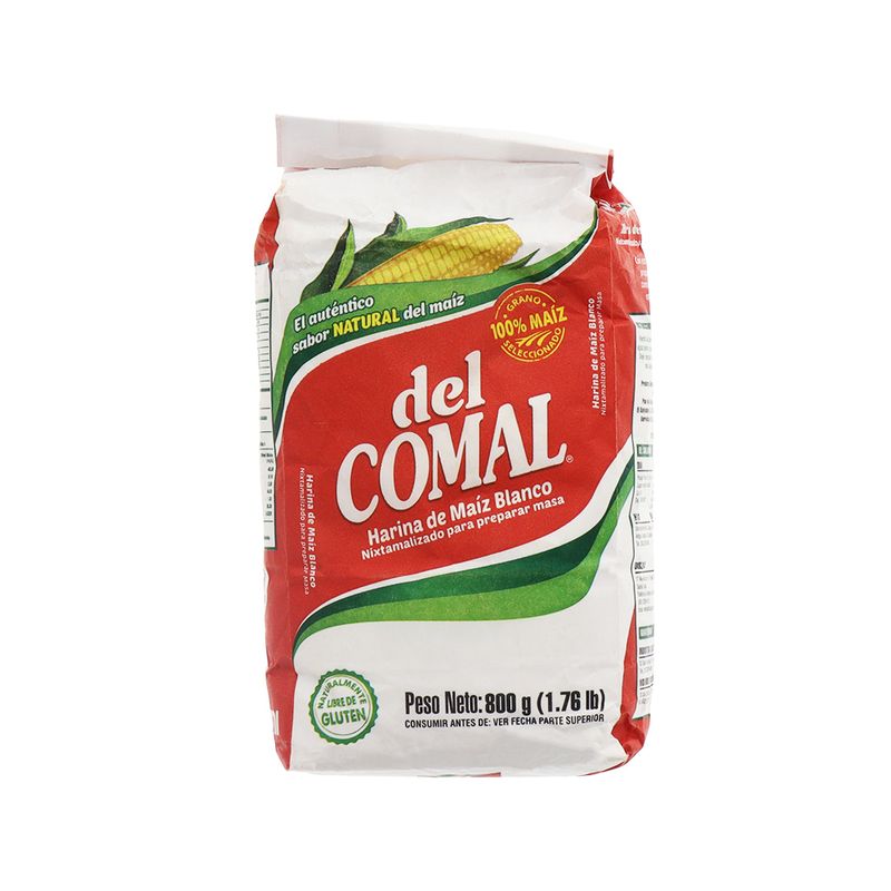 Harina De Maíz Del Comal Nixtamalizada 800 Gr