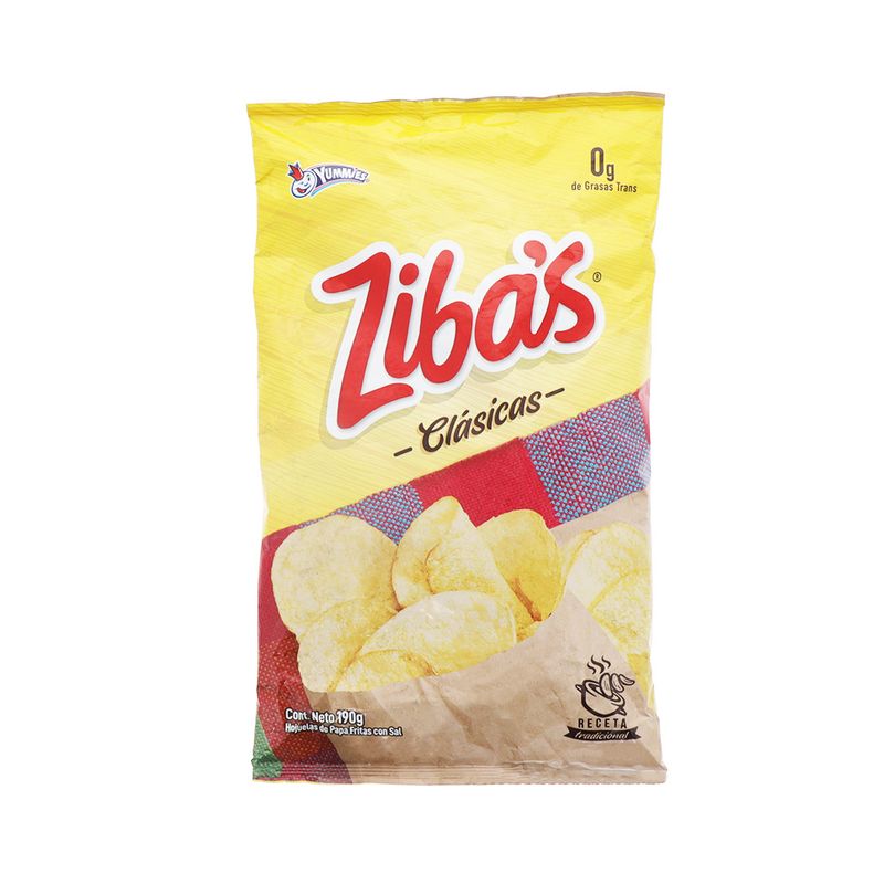Papas Yummies Zibas Clásicas 190Gr