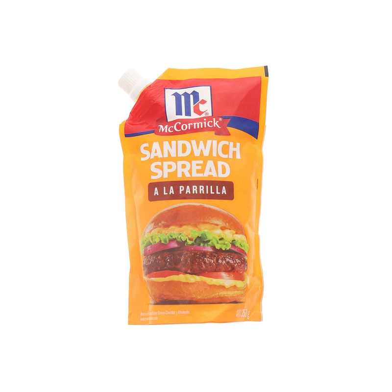 Sandwich Spread Mccormick A La Parrilla 350 Gr