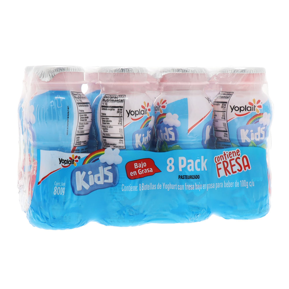 Yoghurt Yoplait Kids Fresa 8Un 100Gr